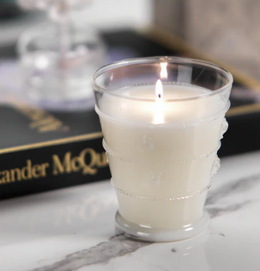 Grand White Hibiscus Candle