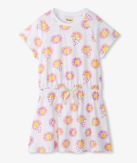 Heart Suns Cinched Waist Dress