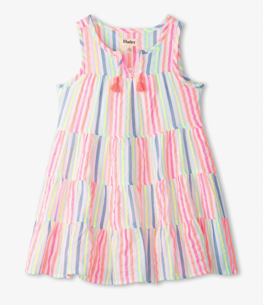 Miami Beach Layered Tiered Dress