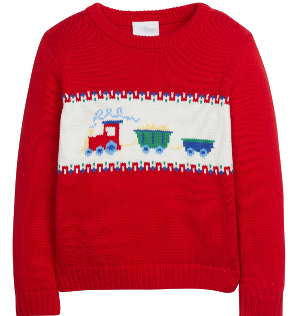 Intarsia Sweater - Train