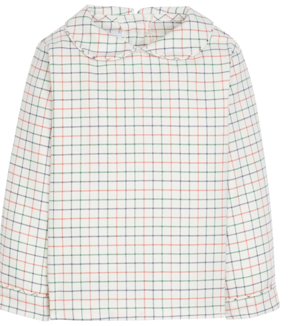 Peter Pan Shirt - Hunter Tattersall