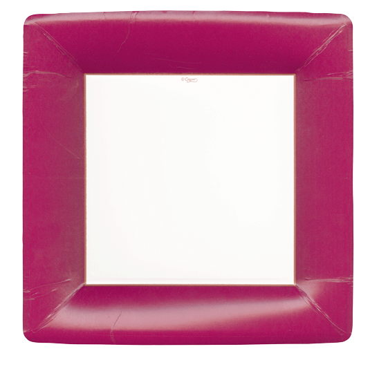 Grosgrain Rose Square Plate