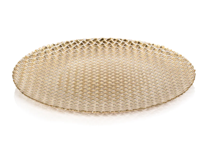 Braided Glass Plate