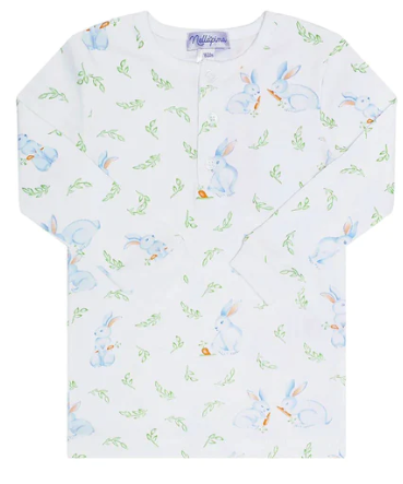 Blue Bunny Print PJ