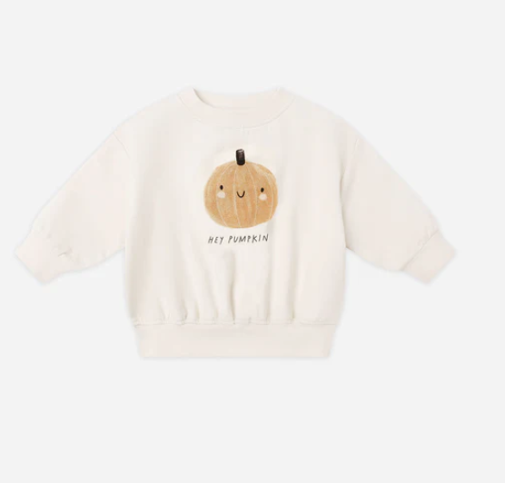 Relaxed Fleece Sweatshirt - Smiley Pumpkin