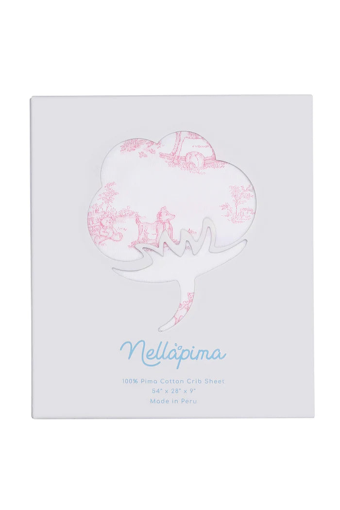 Toile Baby Crib Sheets