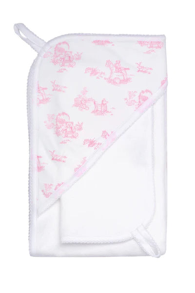 Toile Hooded Towel
