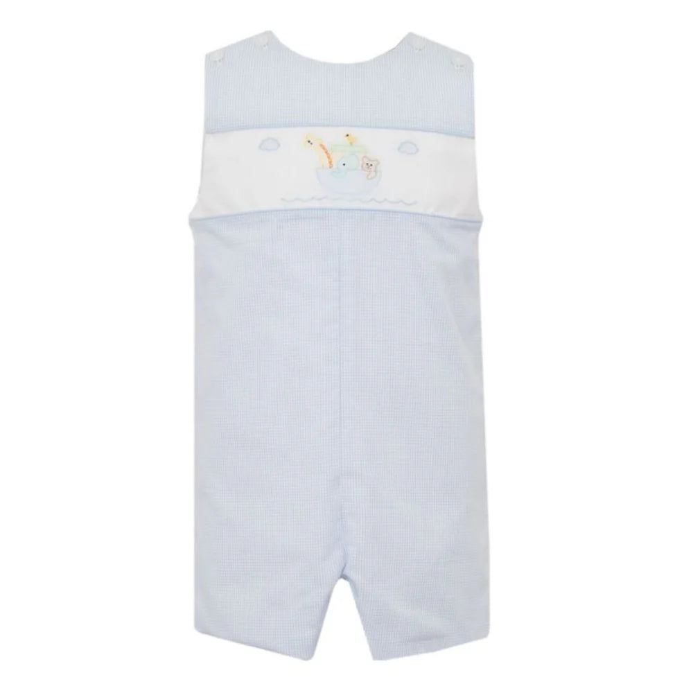 Noah's Ark Blue Checked John John