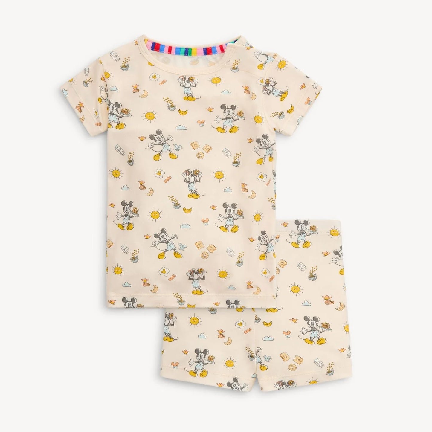 Mickey's Brunch Toddler Short Sleeve PJ Set