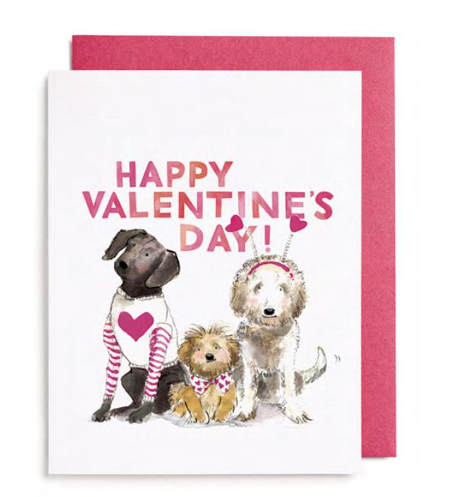 Valentine Doggies Greeting Card