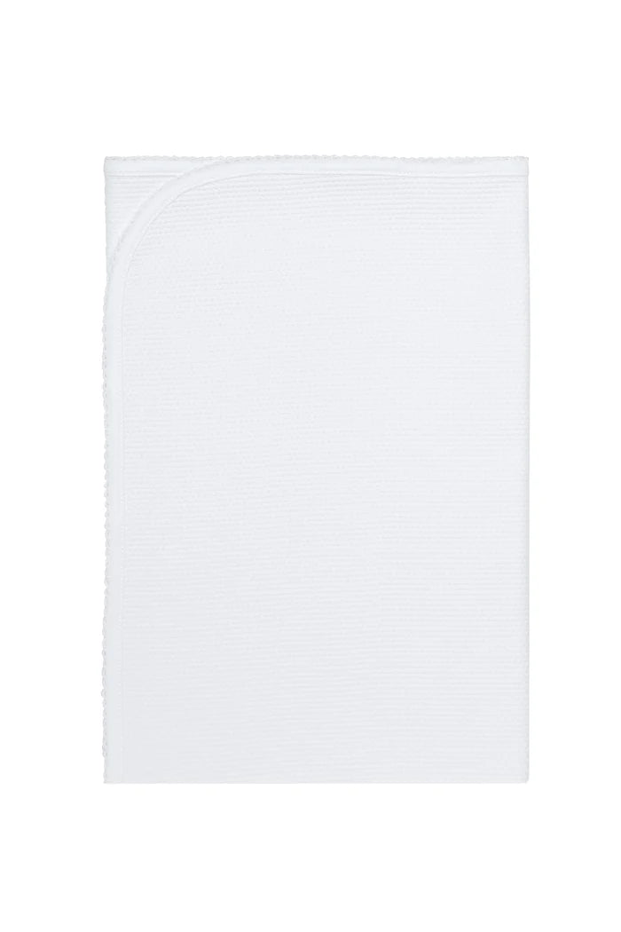 White Bubble Baby Blanket