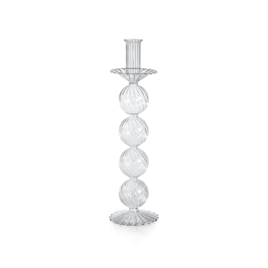 San Marco Swirl Glass Taper Holder