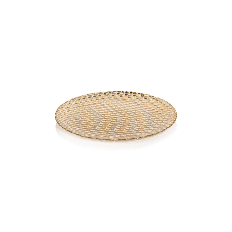 Braided Glass Plate