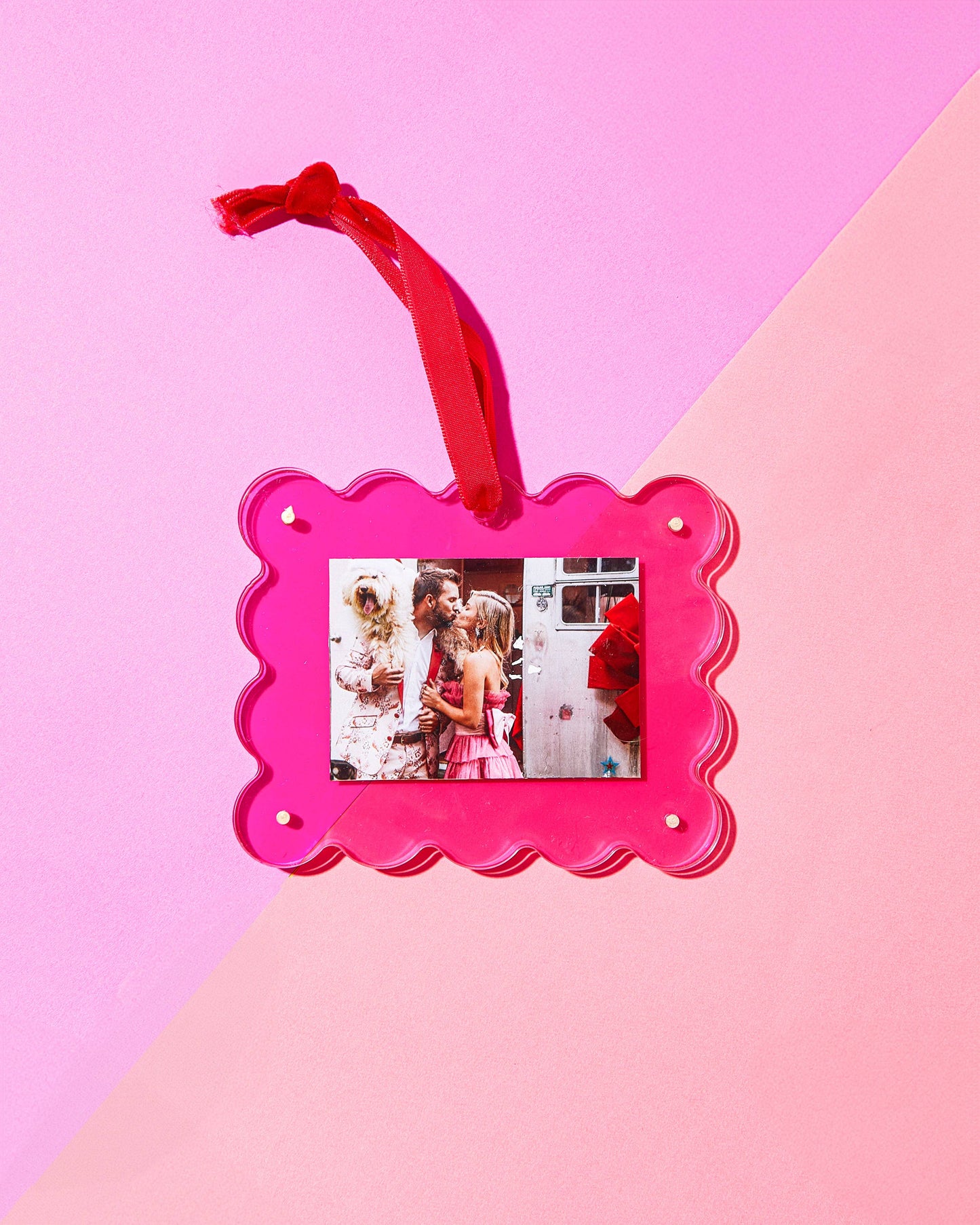 Hot Pink Mini Frame Ornament