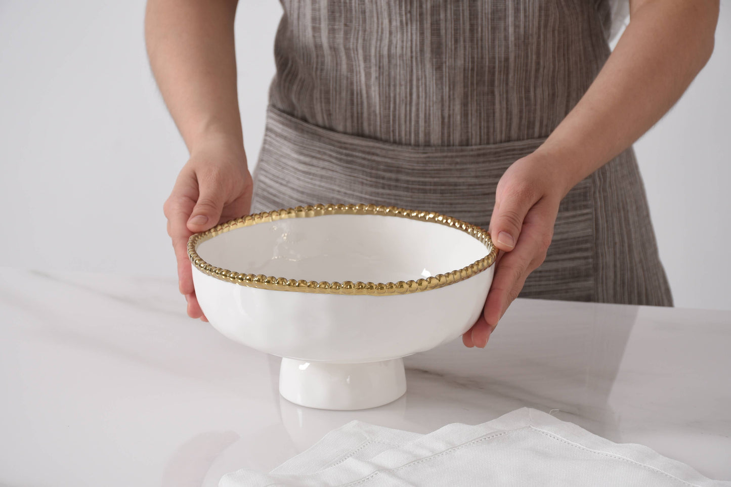Salerno Medium Footed Bowl