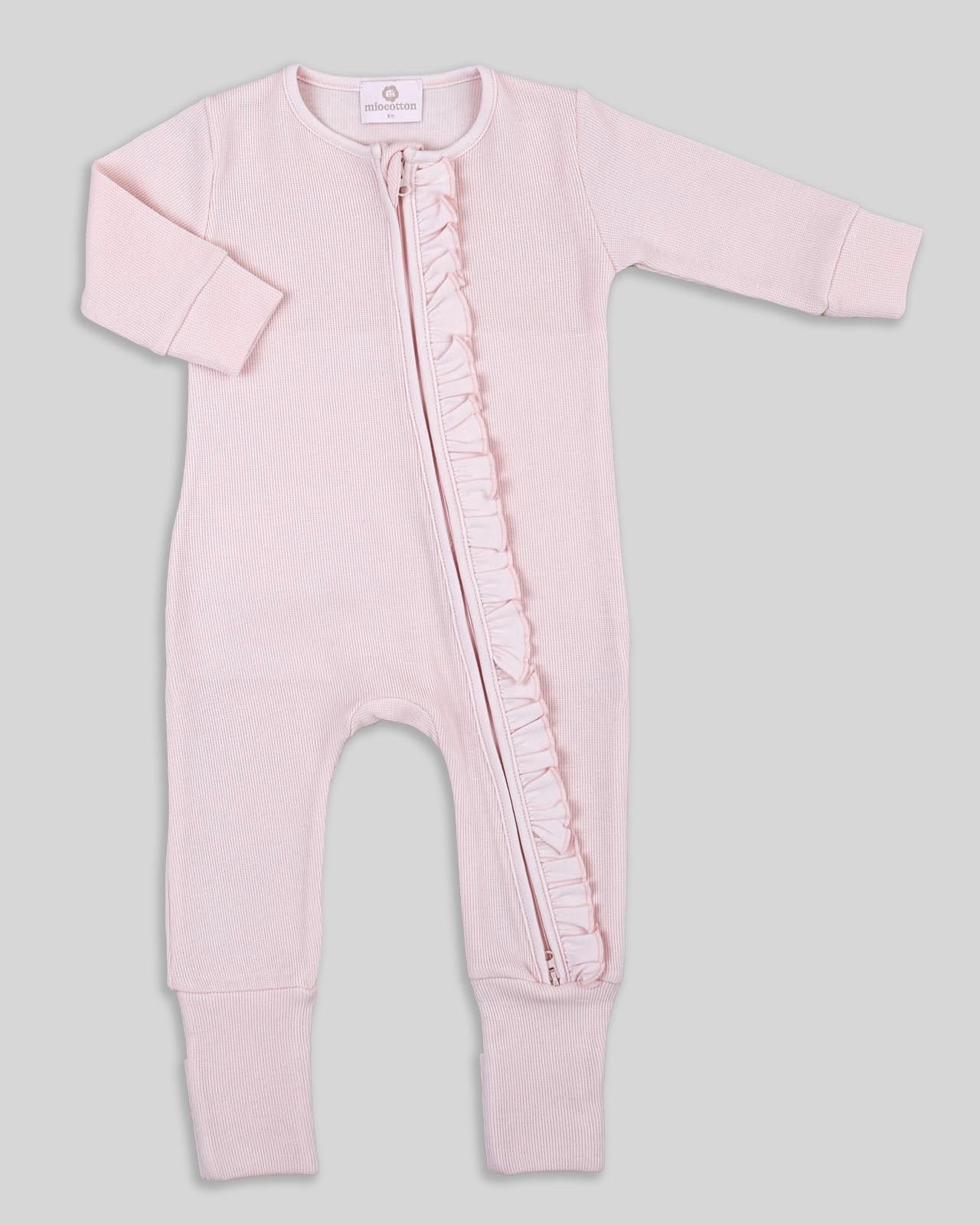 Mikela Zipper Romper - Pink