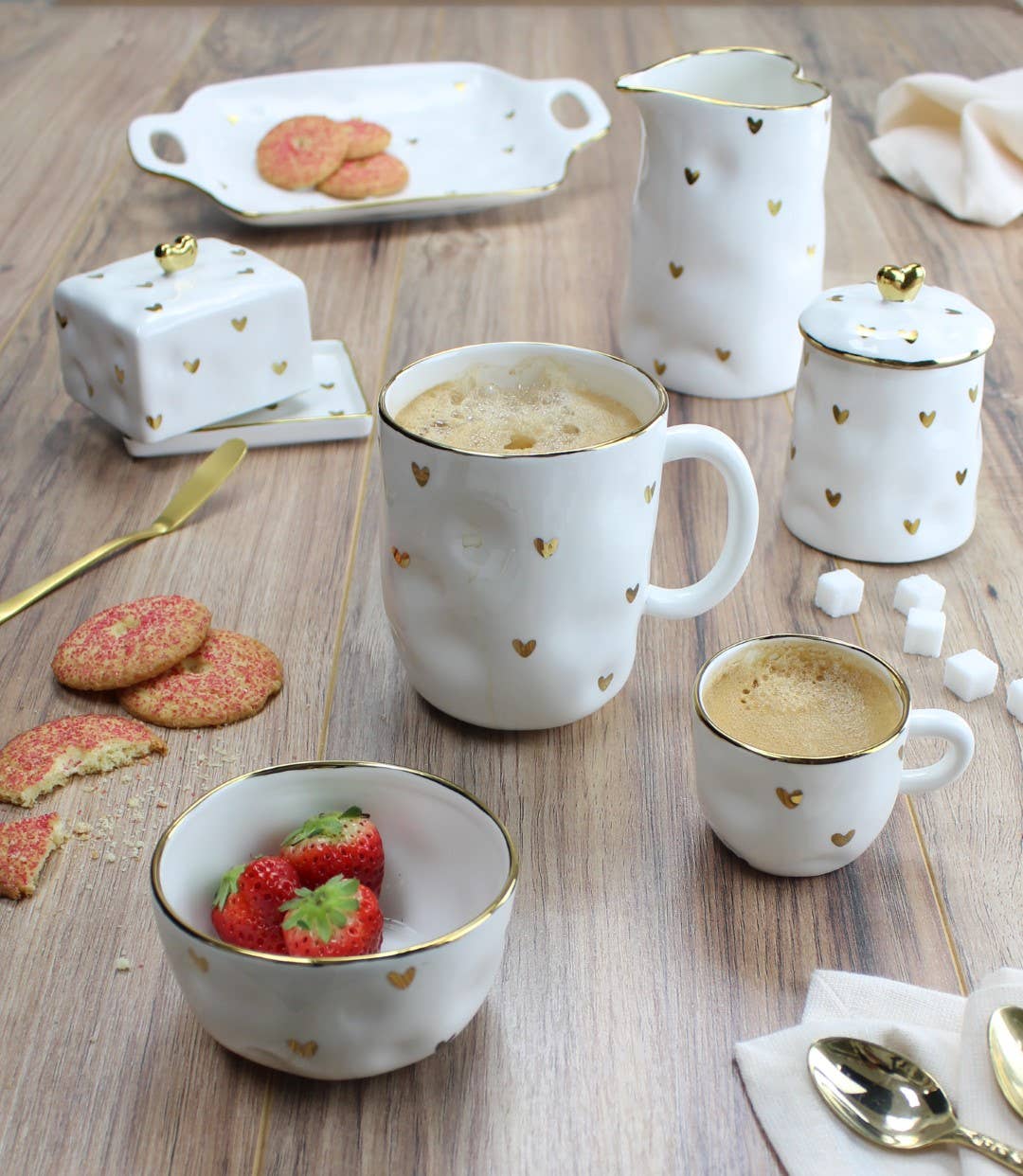Heart porcelain Mug