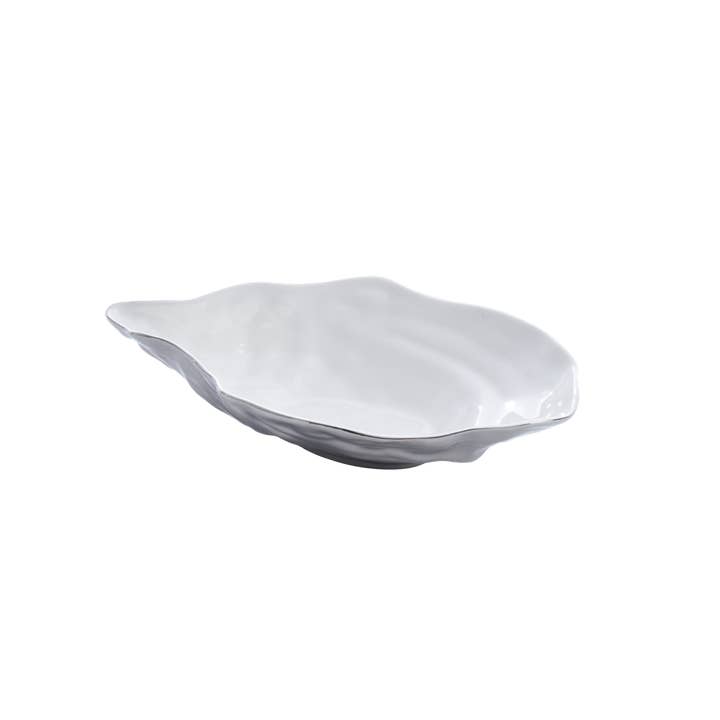 Large Silver Oyster Bowl