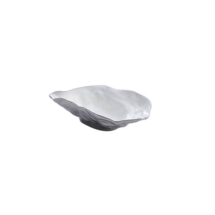 Small Silver Oyster Bowl