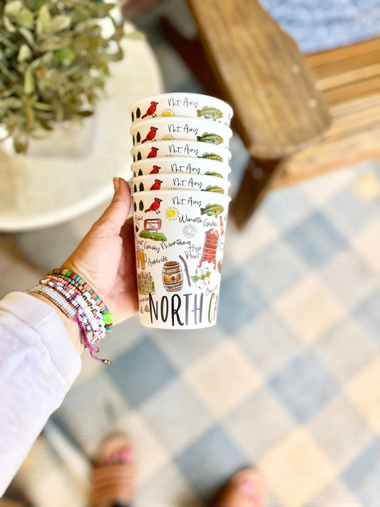 State of North Carolina Reusable Party Cups
