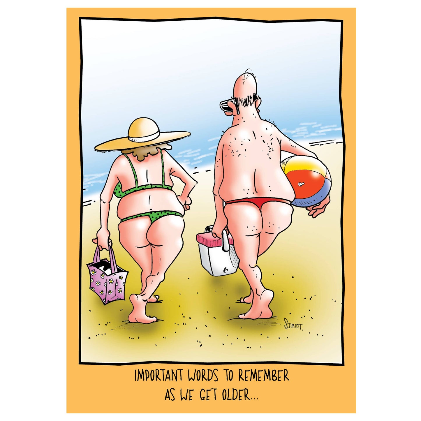 Two Thongs Birthday Card