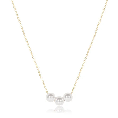 Egirl 14" Joy Pearl Gold Necklace