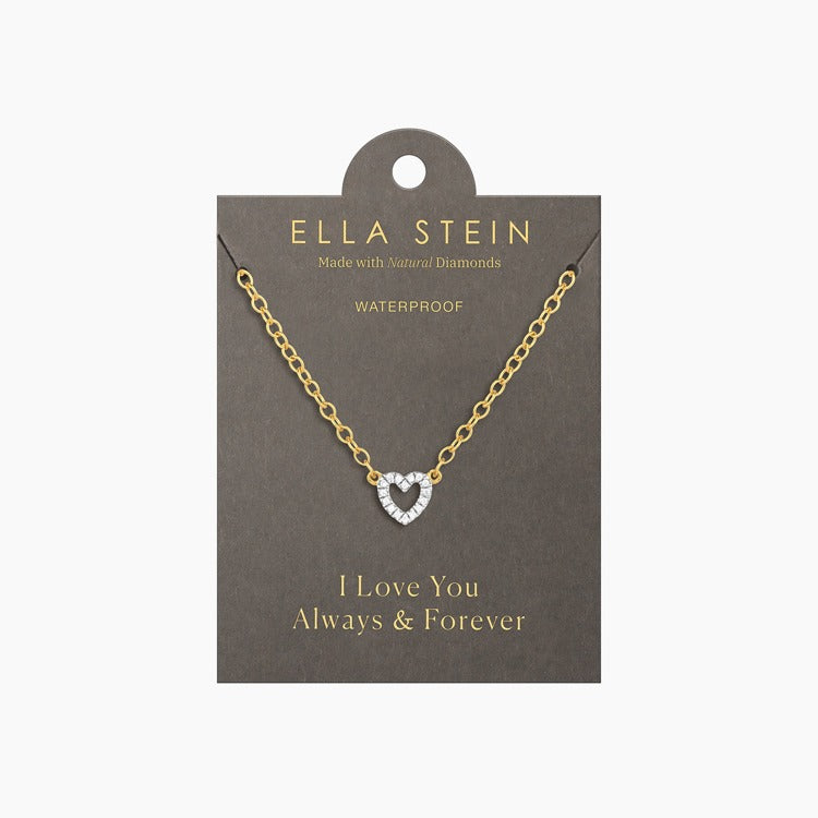 Gold Petite Heart Pendant Necklace