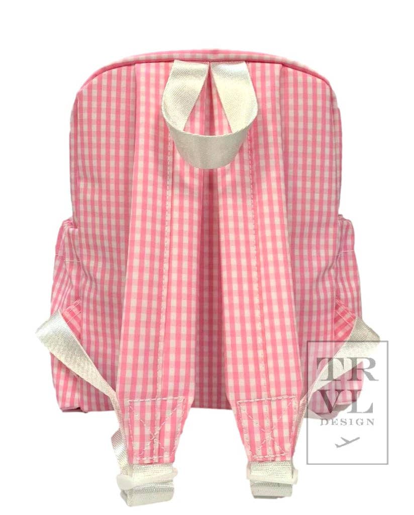Mini Backer - Gingham Pink