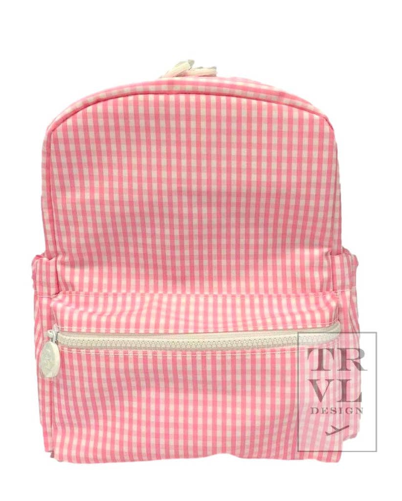 Mini Backer - Gingham Pink