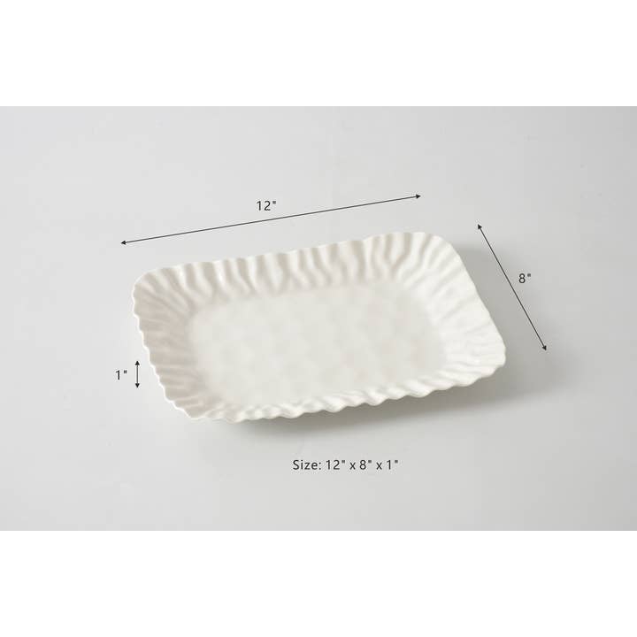 Mascali Bianca Small Deep Tray