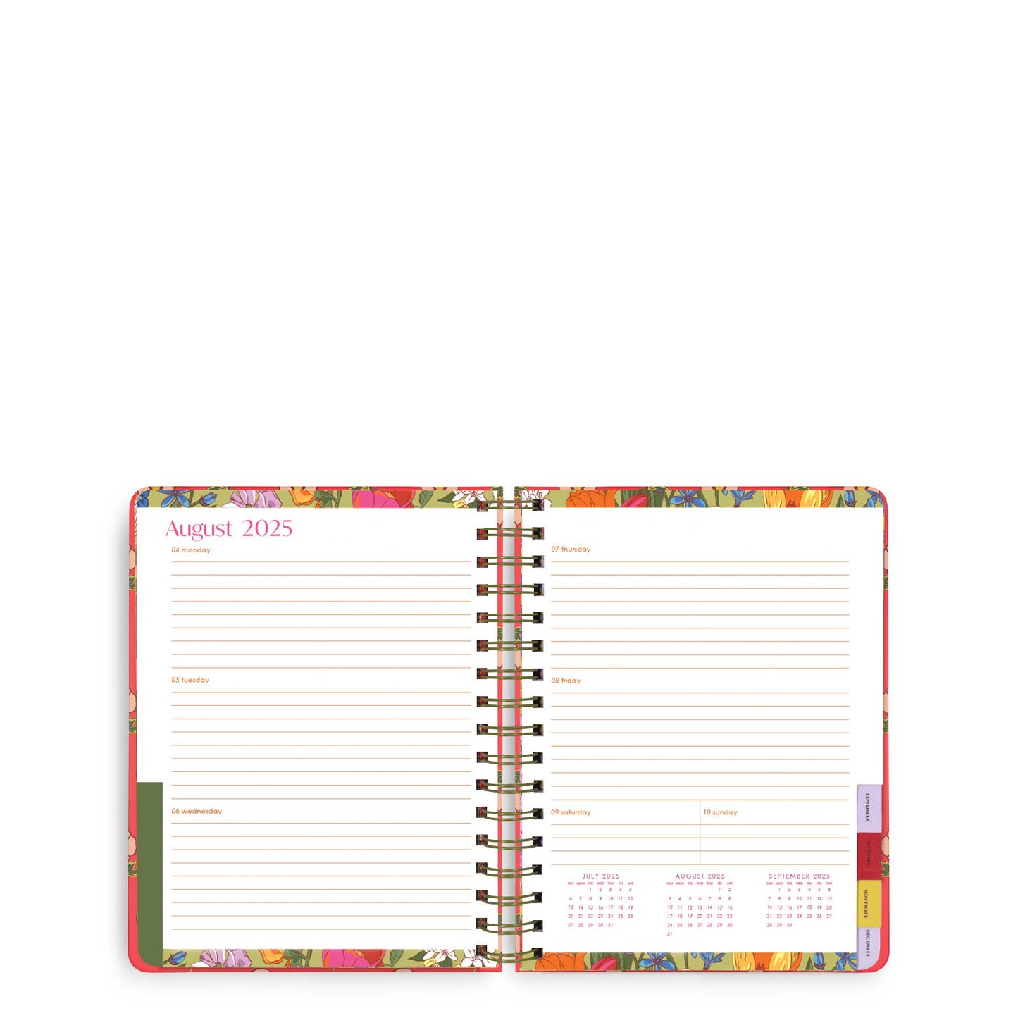 Vera Bradley by Lifeguard Press - 17 Month Large Planner, Tiny Poppies