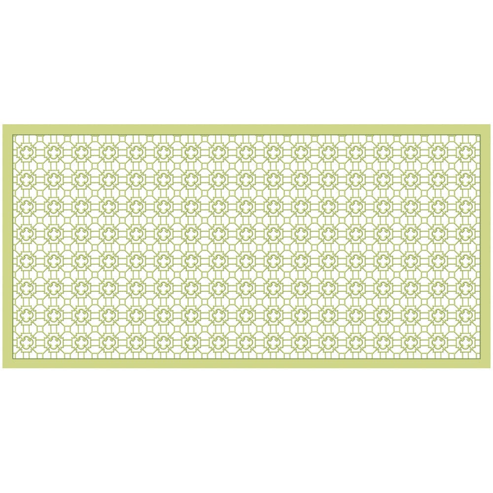 Garden Trellis Cloth Tablecover in Green