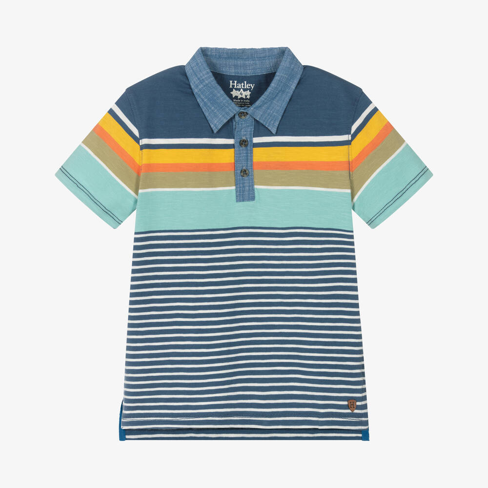 Nautical Stripes Polo Tee
