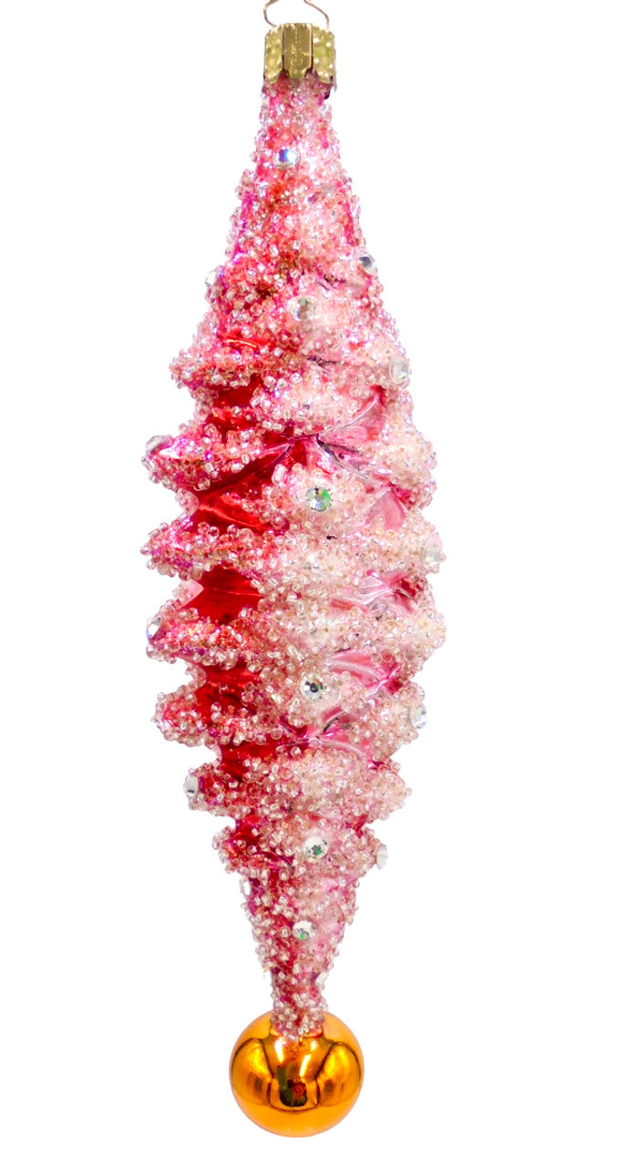 Crystal Cone Ornament