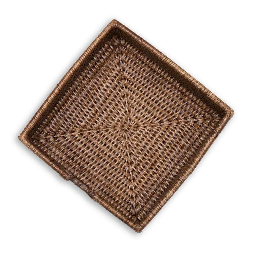 Rattan Luncheon Napkin Holder - Brown