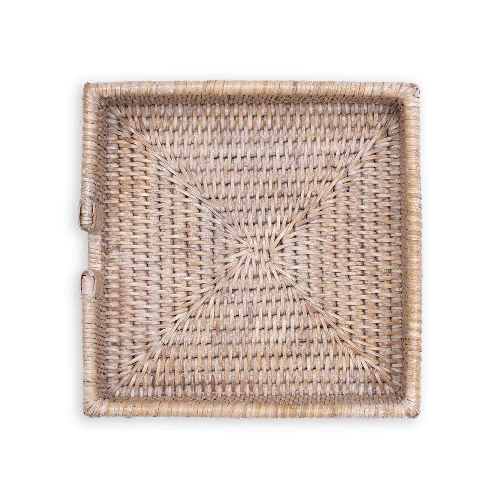 Rattan Luncheon Napkin Holder - White Natural