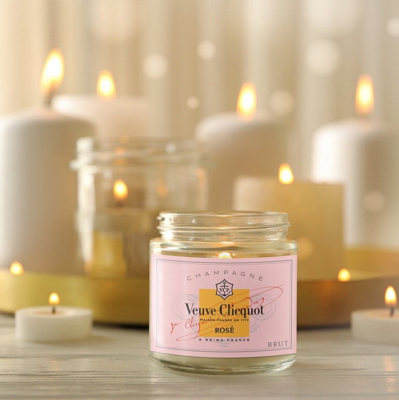 White Candle Veuve Rose Sel Del mer