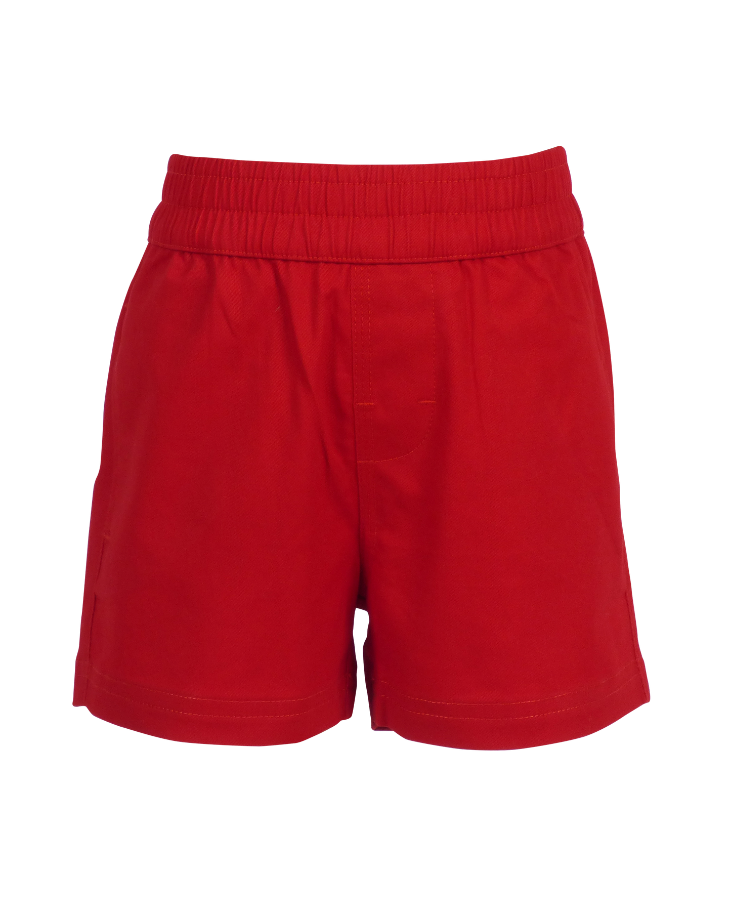 Red Pull-On Shorts