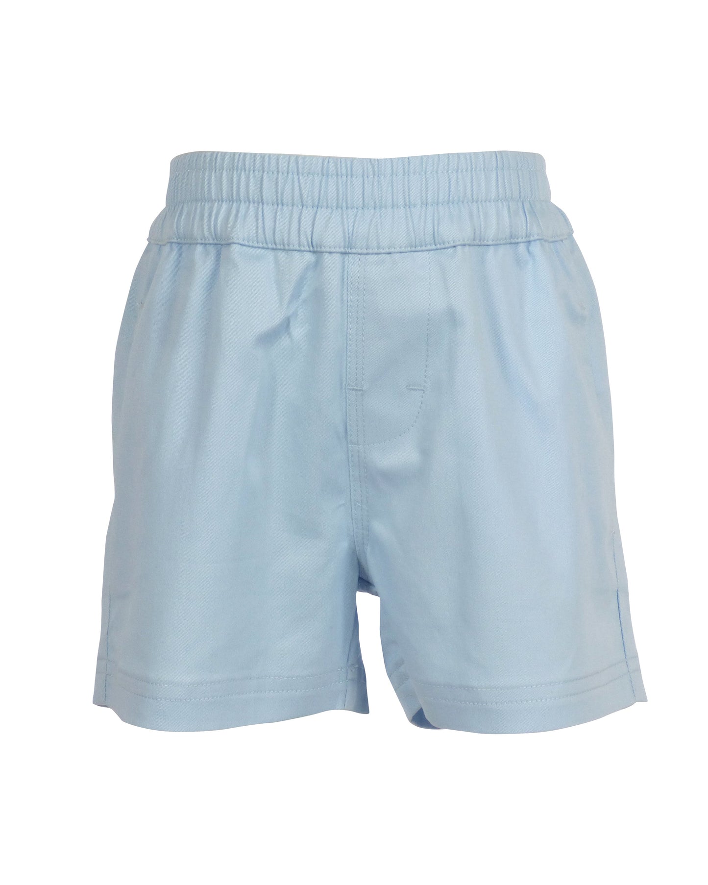 Light Blue Pull-On Shorts