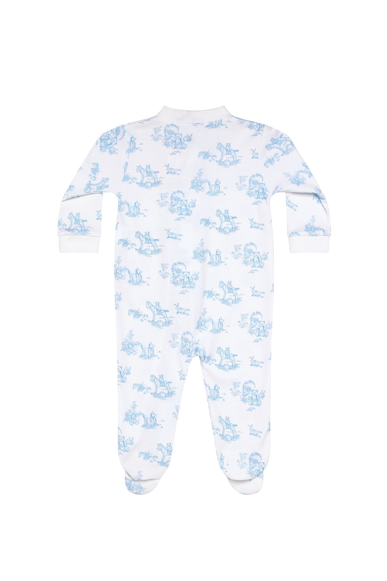 Toile Zipper Footie