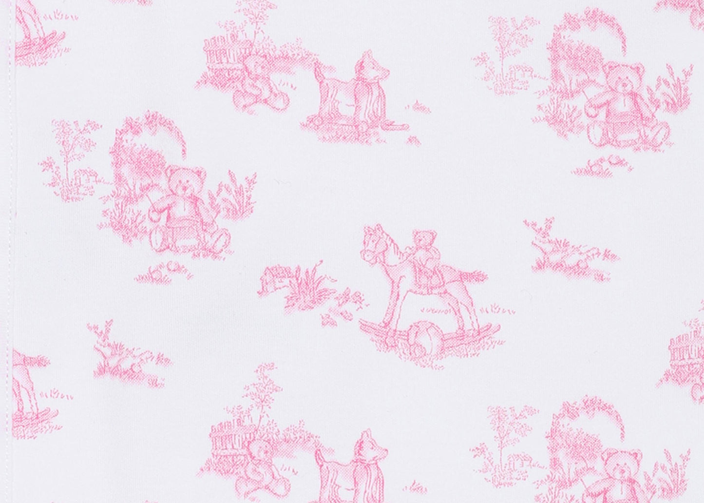 Toile Zipper Footie