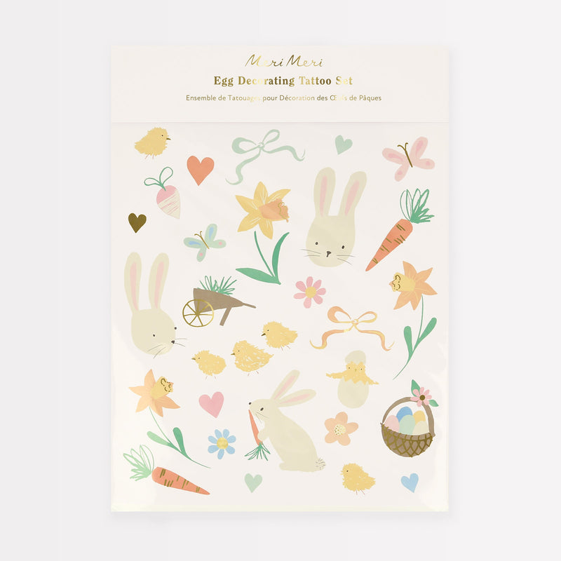 Egg Decorating Tattoo Sticker Set