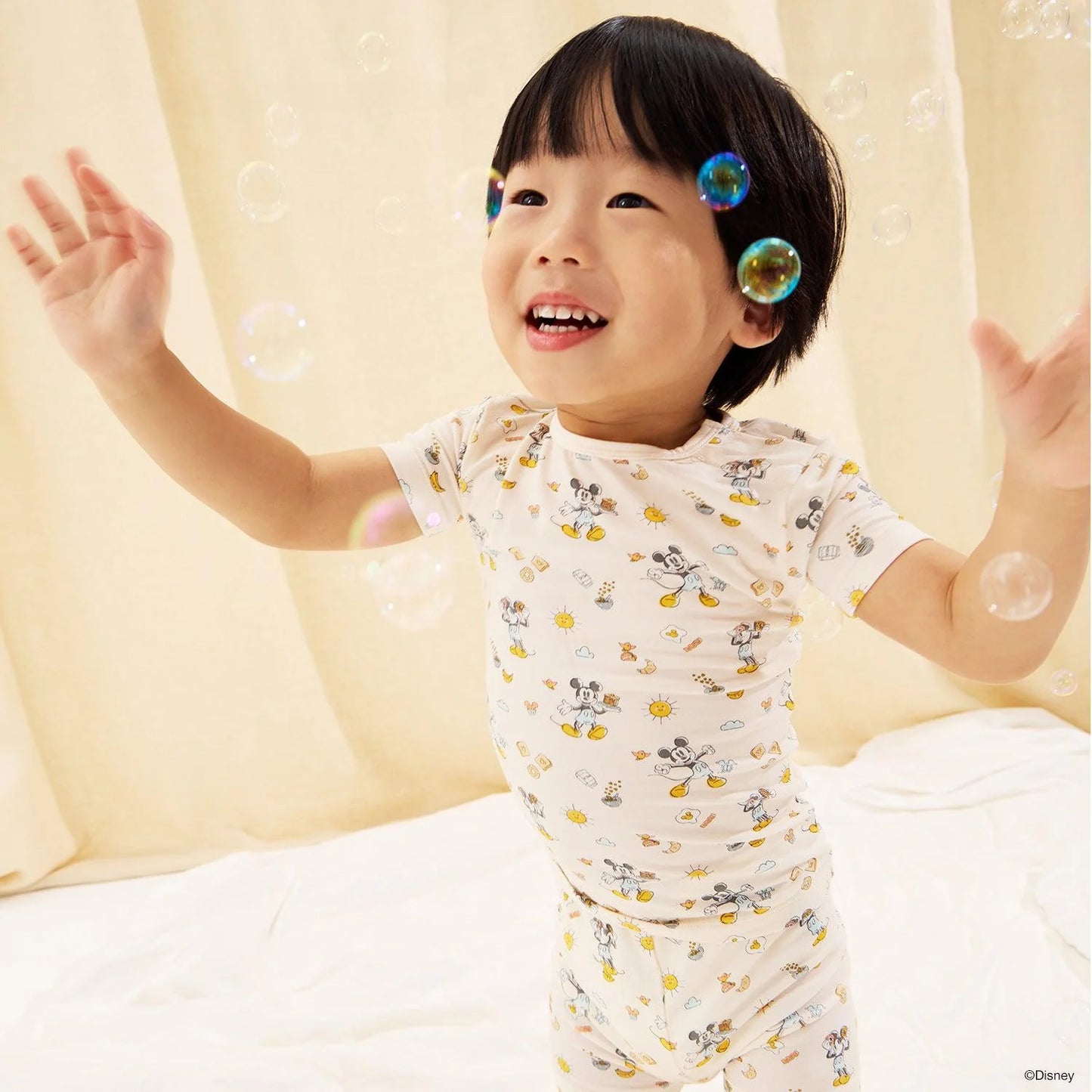 Mickey's Brunch Toddler Short Sleeve PJ Set