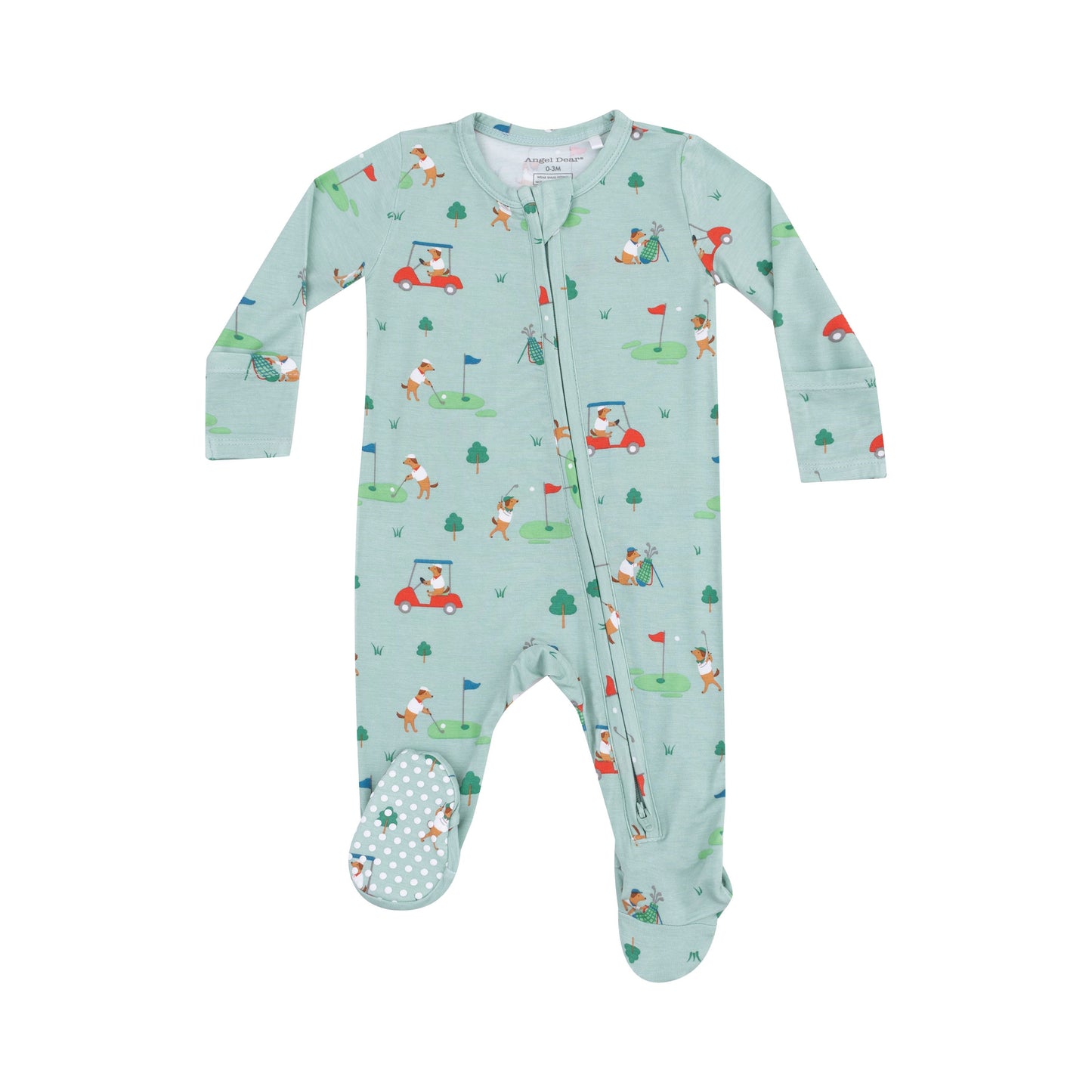 Golf Club Pups 2 way Zip Footie