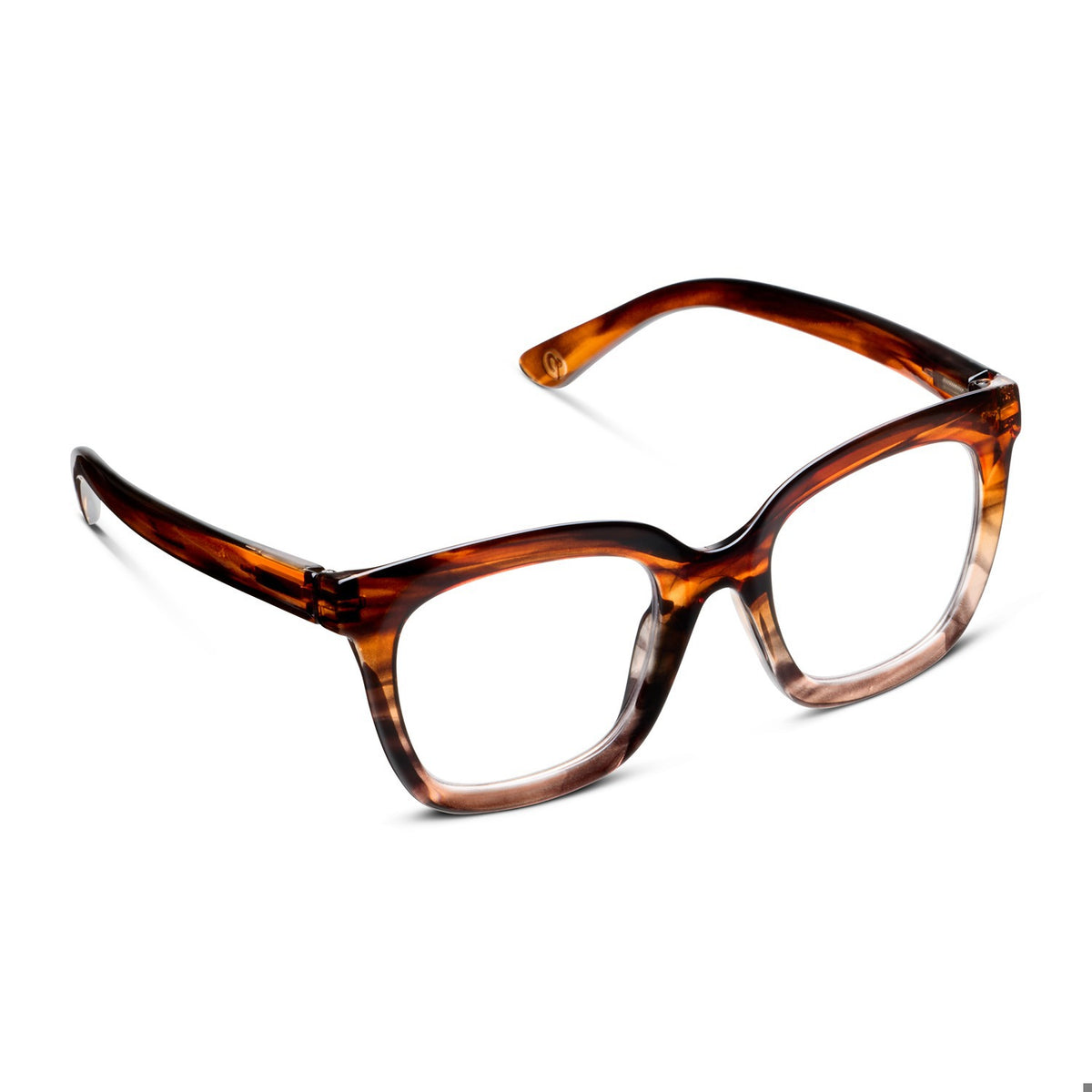 Cleo - Brown Ombre Horn +1.50