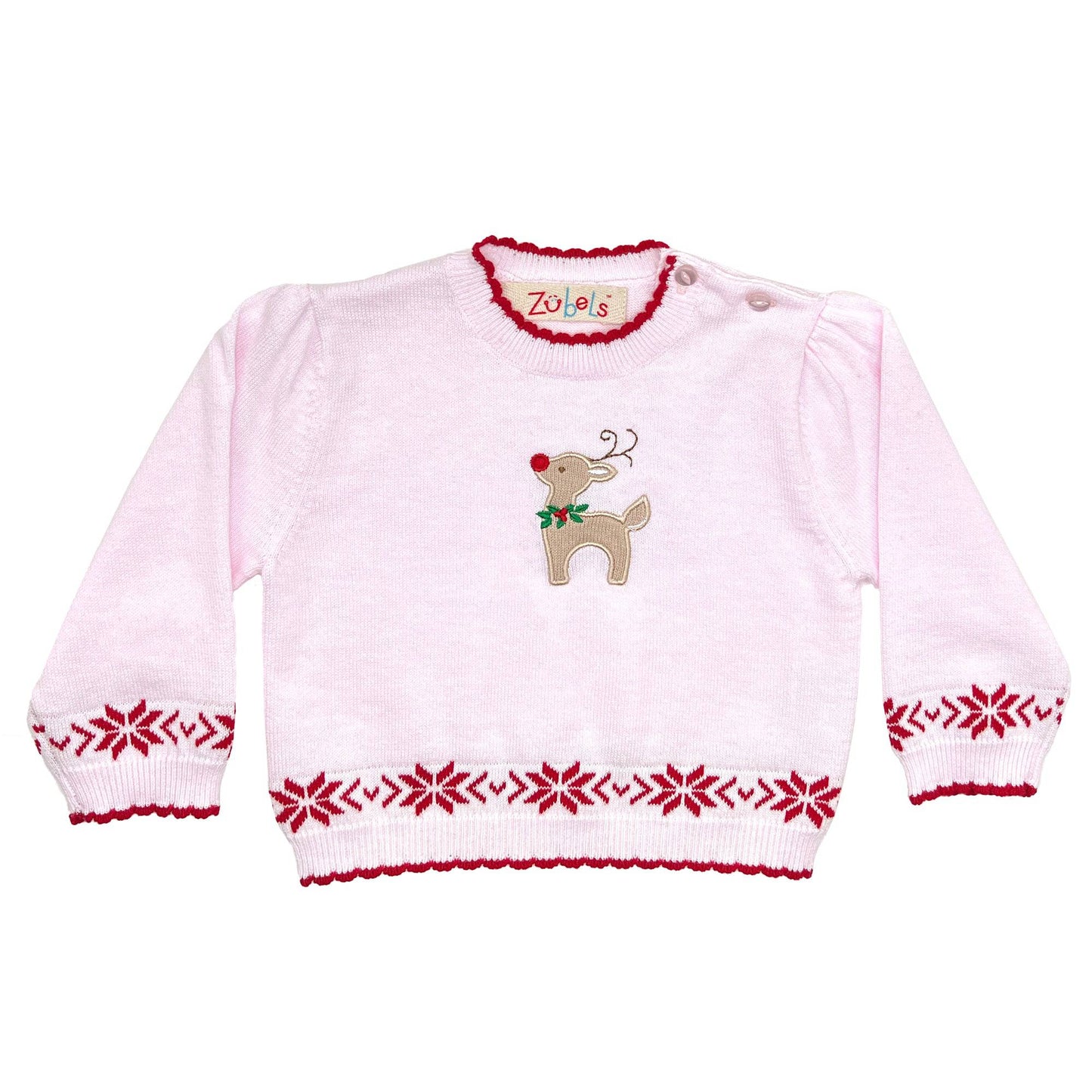 Pink Reindeer Sweater