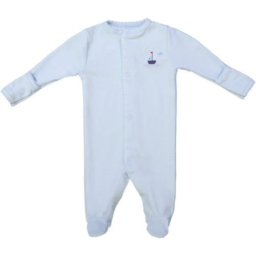 Pima Sailboat Romper - Preemie
