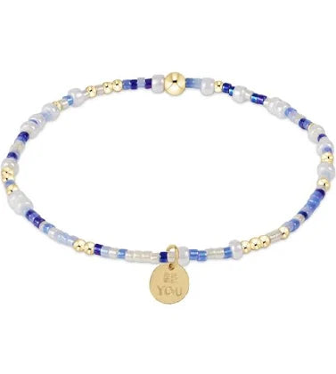 egirl Hope Unwritten Bracelet - Is A Smurf's Butt Blue? - be you. Small Gold Disc