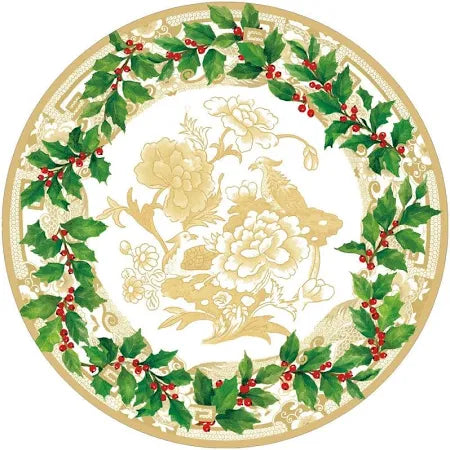 Holly Ceramic Ivory/Gold Placemat