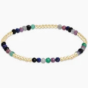 Blissful Pattern 2mm Bead Gemstone Bracelet
